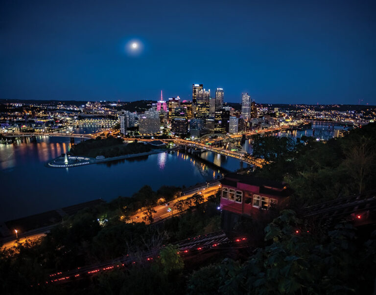 The Pittsburgh skyline