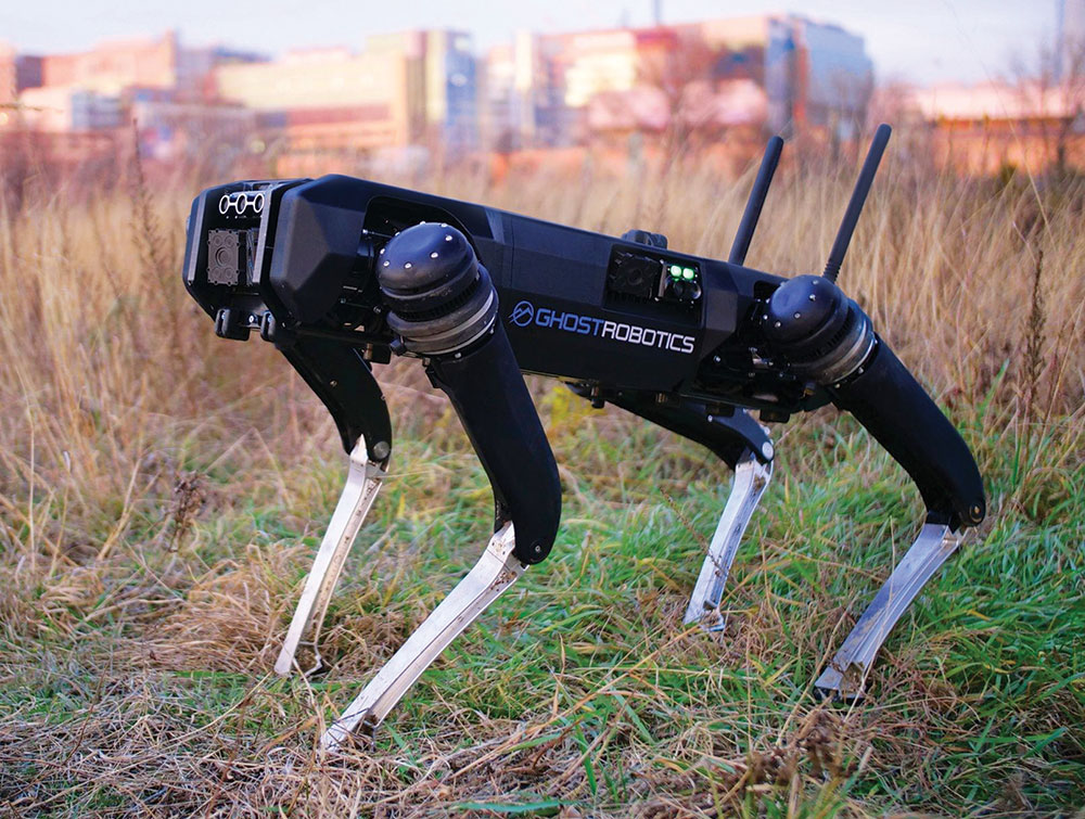 Ghost Robotics Vision 60 quadrupedal unmanned vehicle