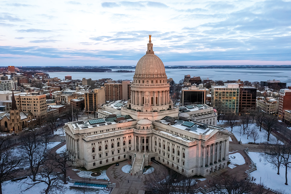 The Wisconsin State Capitol in Madison.