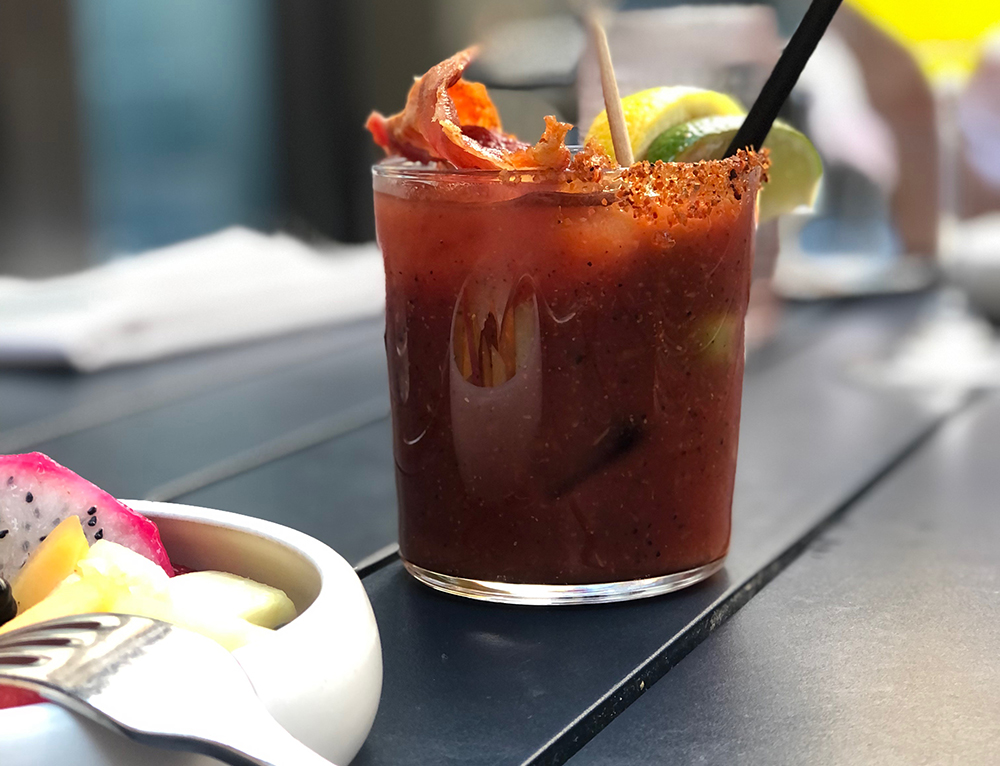 Bloody Mary from the bottomless brunch at Toro in Cherry Creek North, CO.