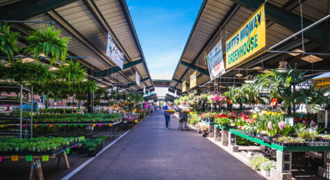Photo of Capitol Market, which is a year-round farmer's market, in the city of Charleston, West Virginia.