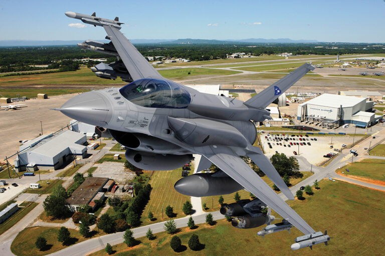 Lockheed Martin Greenville SC Site with F-16 Flyover (6)