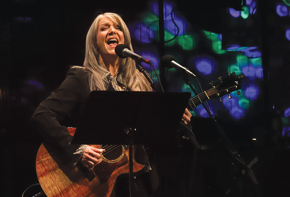 Kathy Mattea performs at Mountain Stage, which is located in the Advantage Valley region of West Virginia.