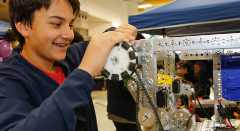 Boy participates in Nevada Robotics