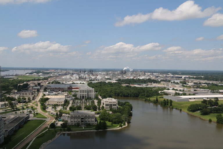 City of Baton Rouge City from the Louisiana State Capitol