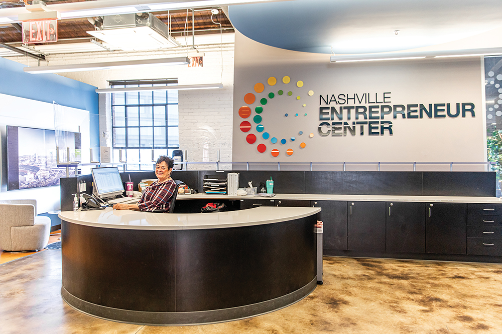 The Nashville Entrepreneur Center (EC) is a professional oasis connecting entrepreneurs with critical resources to create, launch and grow businesses in the Nashville, Tennessee, area.