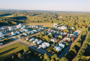 Plein Air offers charming Southern homes with front porches and sidewalks designed to foster friendly visits with neighbors in the Oxford, MS, area.