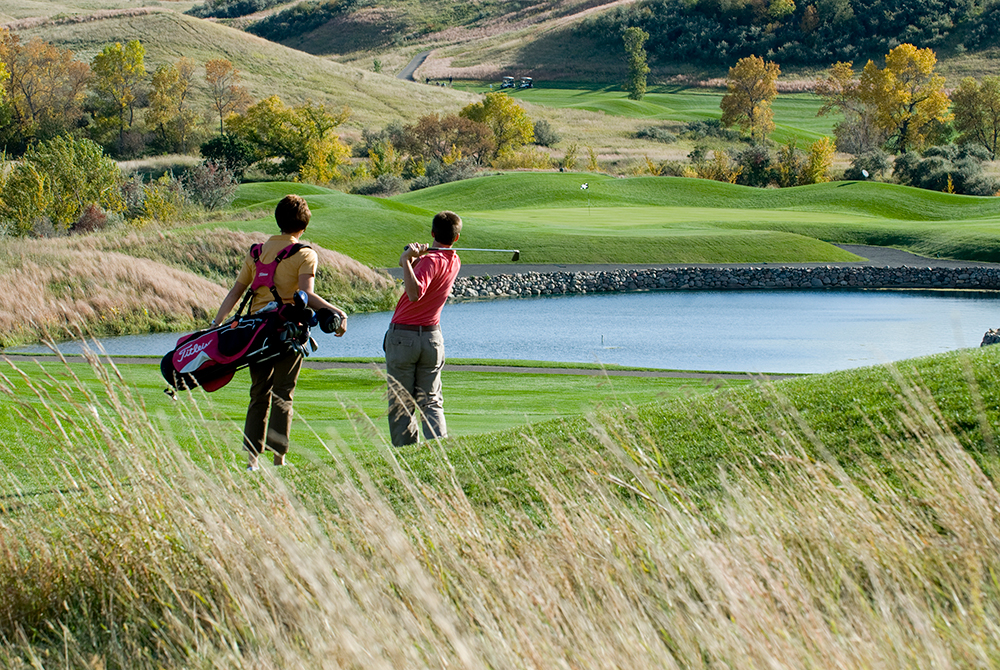 Hawktree golf course in Bismarck, N.D. for N.D. Tourism. Credit North Dakota Tourism