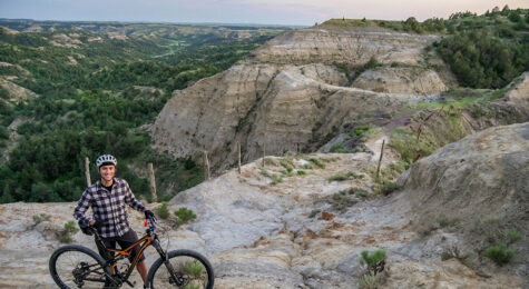 Biking along countless scenic views is just one of many things to do in North Dakota.