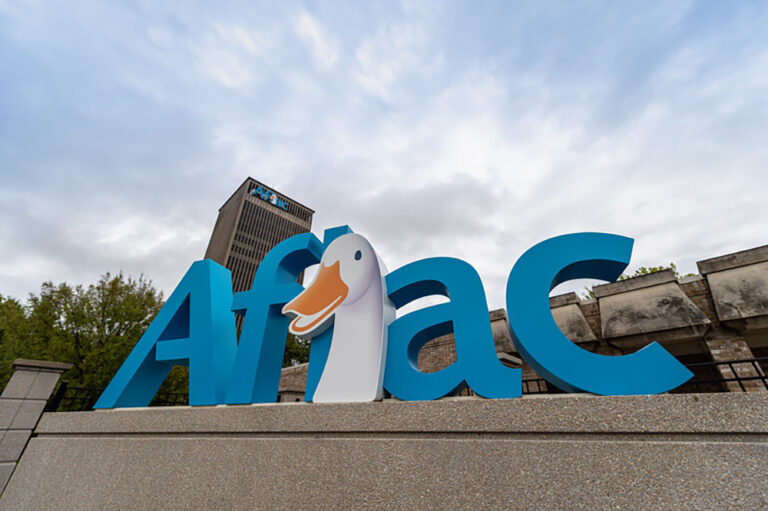 Exterior of Aflac Worldwide Headquarters, which is located in Columbus, GA.
