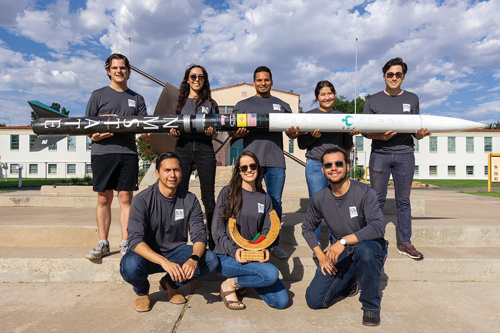 NMSU's atomic Aggies take the Chile Cup at the 2022 Spaceport America Cup in New Mexico.