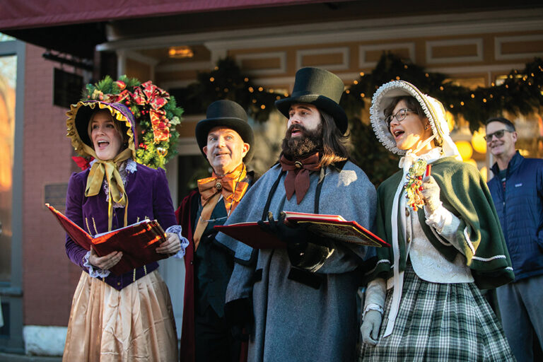 People enjoy the annual Dickens of a Christmas festival in Franklin, which is located in Williamson County, TN.