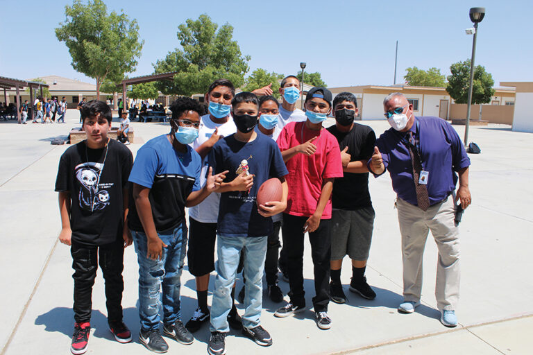 Students in the Adelanto Elementary School District