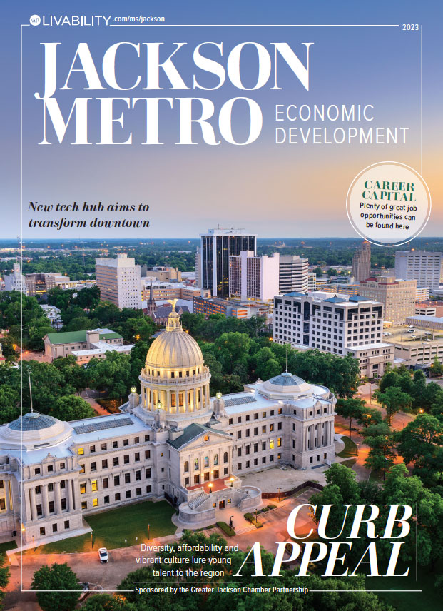 2023 Livability Jackson Metro Economic Development cover for Jackson, MS