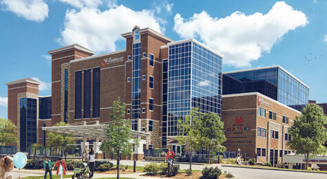 Exterior of Williamson Medical Center's Monroe Carrell Jr. Children's Hospital, which is located in Williamson County, TN.