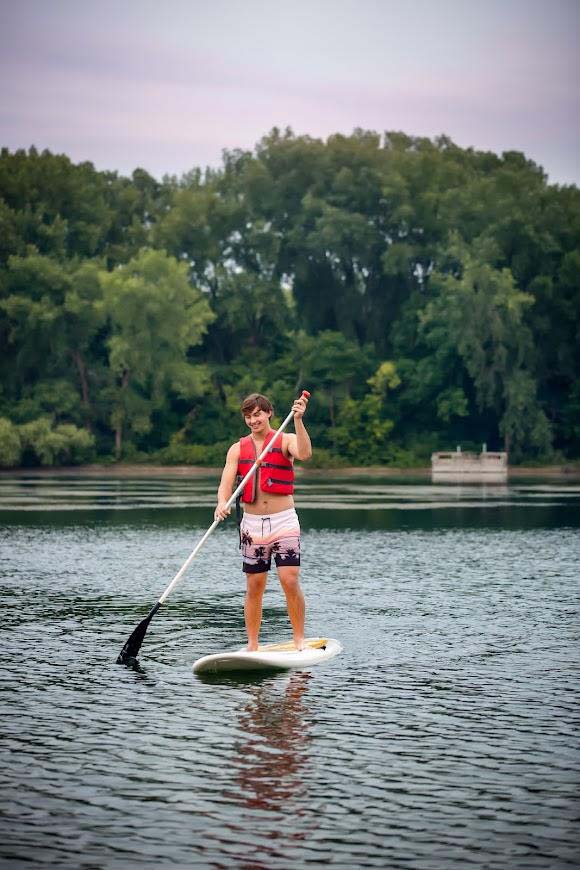 Paddle boarding in Owatonna, MN