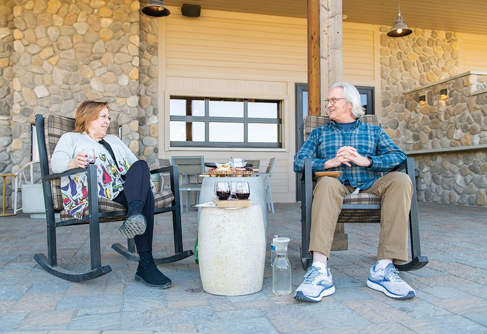 Sawtooth Winery offers a boutique-style tasting room in Idaho.