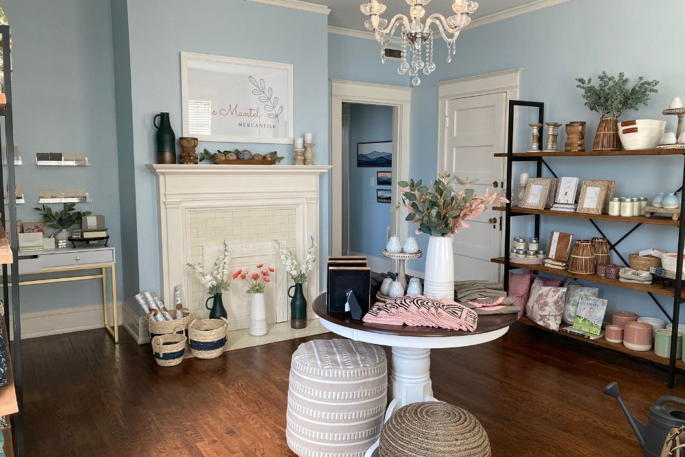 The Mantel Mercantile offers cute shopping in High Point.