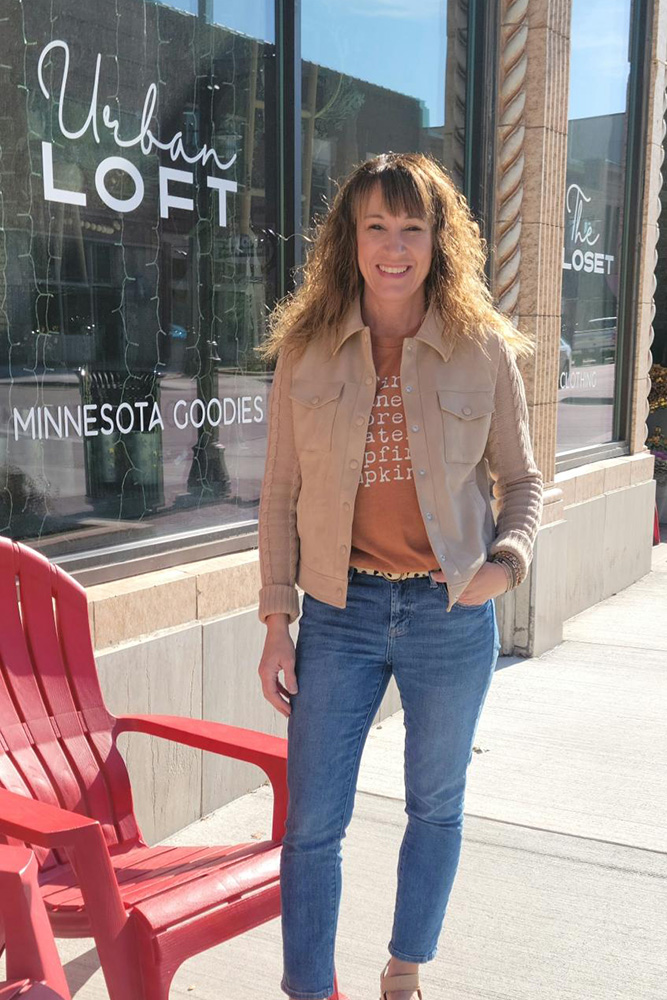 Nicole Arndt, founder of Urban Loft in Owatonna, MN