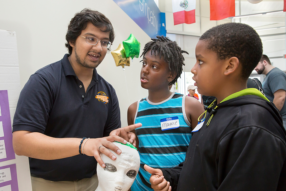 The St. Elmo Brady S.T.E.M. Academy Science Fair was held at the Garden Hills Elementary School, Champaign, IL on May 2, 2015.