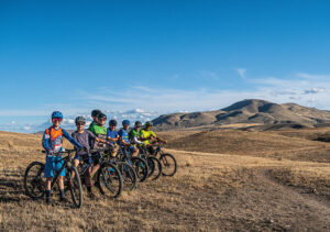 The Rolling H Cycles group exploring the beautiful outdoors near Nampa, Idaho.