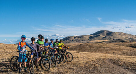 The Rolling H Cycles group exploring the beautiful outdoors near Nampa, Idaho.