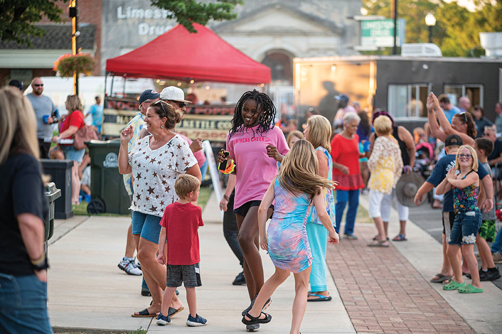 Downtown Athens, AL, hosts events year-round.