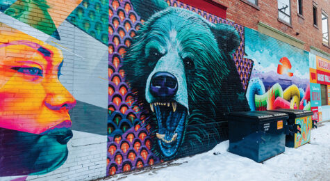 Magnificent murals can be found in Great Falls, MT.