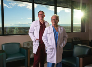 Dr. Michael A. Ramos (right) and Dr. Michael J. Ramos, a father-son duo at Parkview Family Medicine in Pueblo, CO.