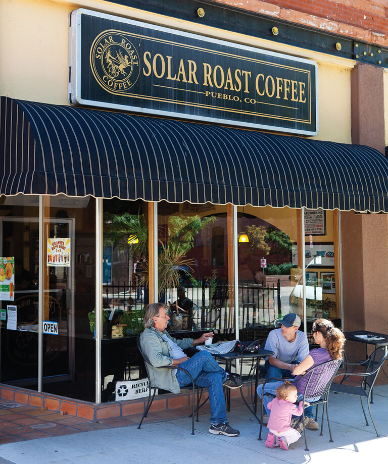Solar Roast Coffee has five locations in the Pueblo, CO, region.