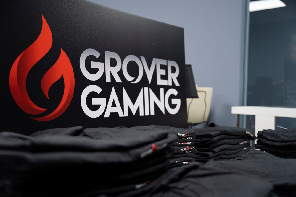 Shot of the entrance of Grover Gaming in Greenville, NC.