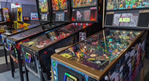 Pinball Garage is a retro spot in Butler County, Ohio. The arcade features over 70 digital and mechanical machines. This combination of new and vintage pinball machines accepts tokens for play.
