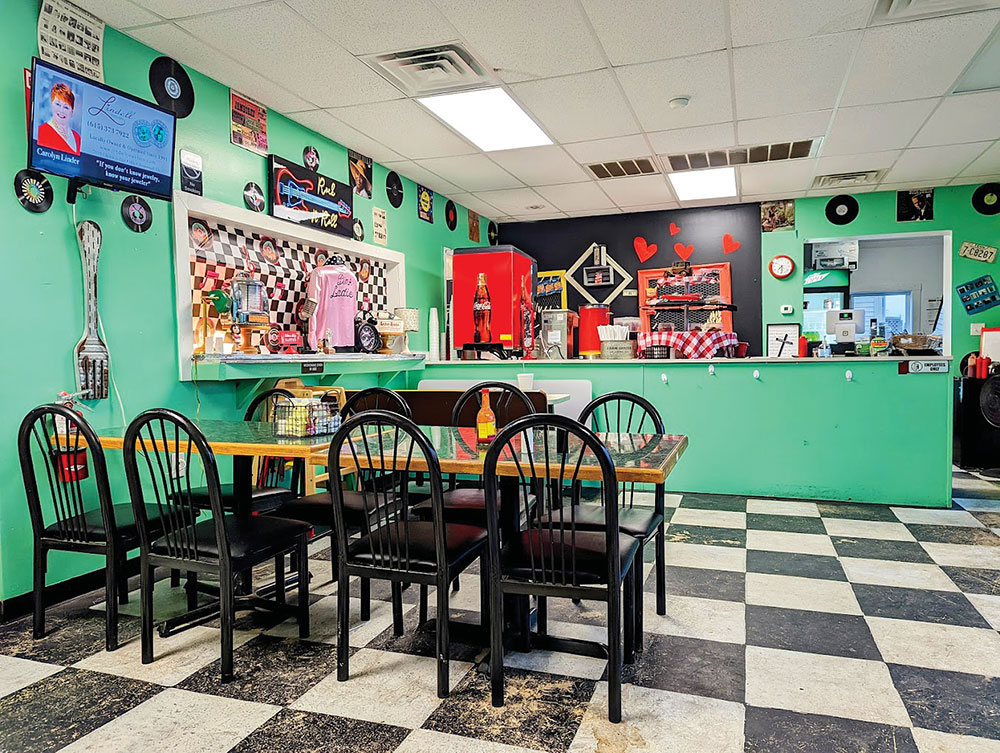 Step back into the 1950s at Kay’s Diner in Mount Pleasant.