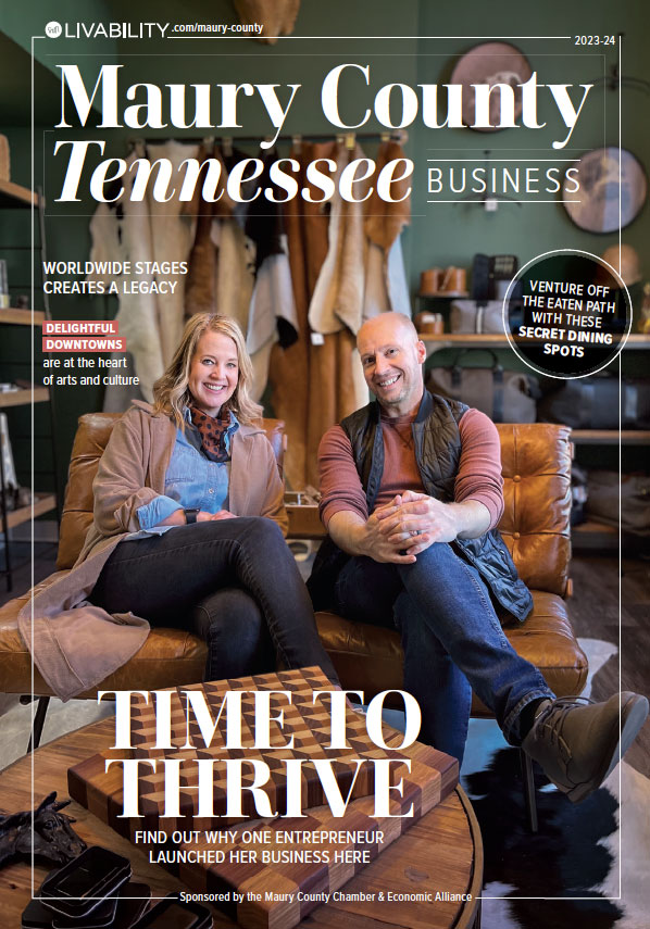2023 Livability Maury County, Tennessee Business cover