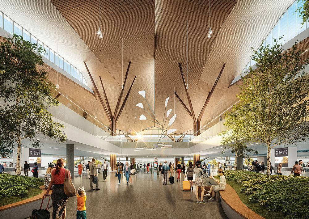 Pittsburgh International Airport’s renovations are set to be complete by 2025.