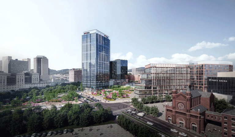 Rendering of First National Bank’s new headquarters in Pittsburgh