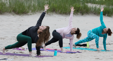 Yoga on the beach - Sheboygan