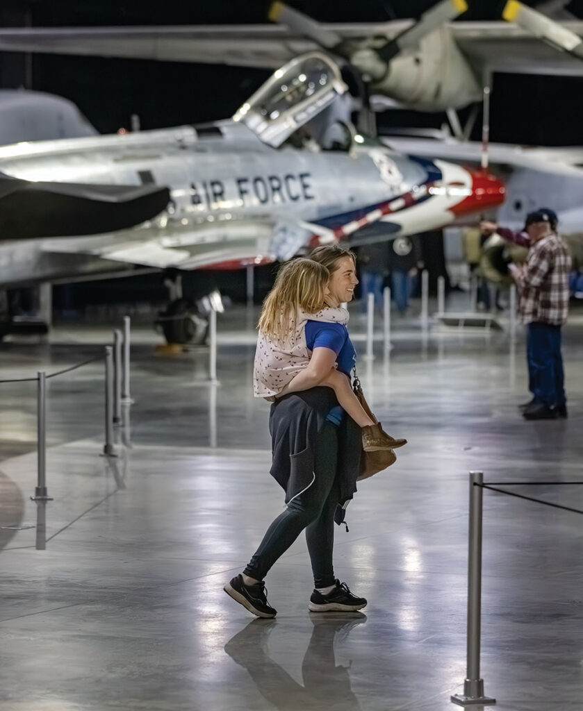 Service members can enjoy a wide range of events and museums, such as the National Museum of the United States Air Force.