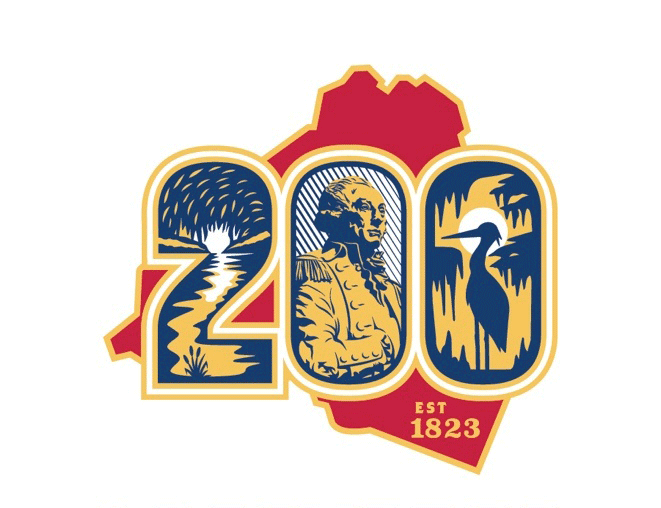 Bicentennial Logo for Lafayette, LA