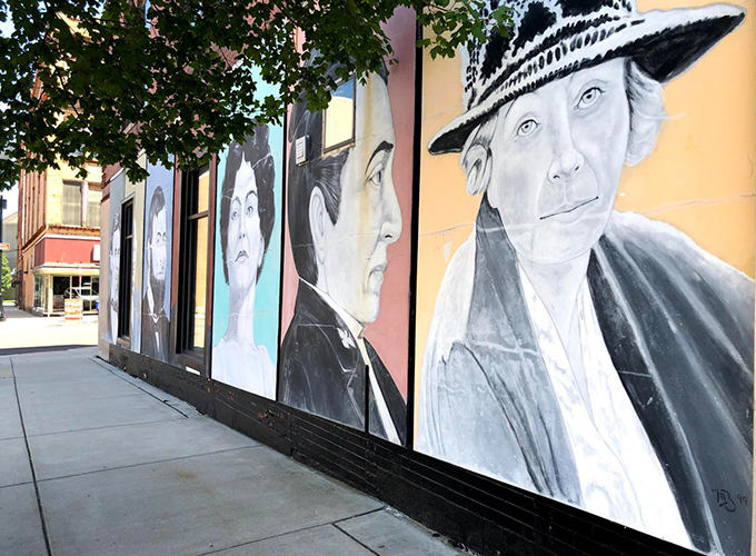 Historic murals in downtown Bloomington, IL. What makes Bloomington stand out as one of the best places to live in the U.S. is its proximity to multiple universities — and all of the benefits that come along with being a college town.