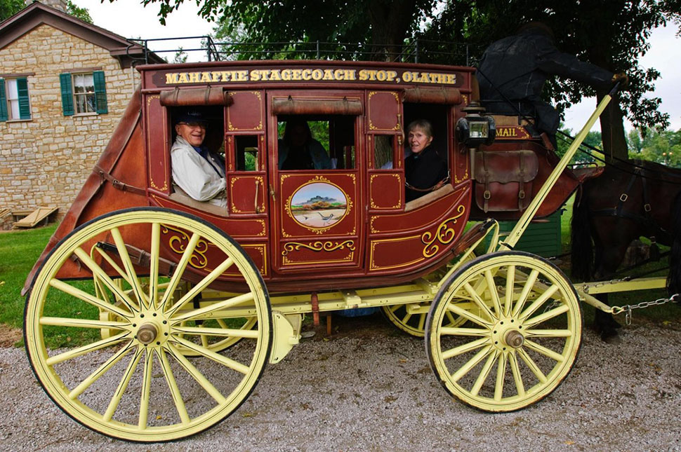 A stagecoach tour of Olathe, KS, offers a glimpse into the city's history as a major stop on the Santa Fe Trail in the 19th century. Today, it’s one of the best places to live in the U.S.