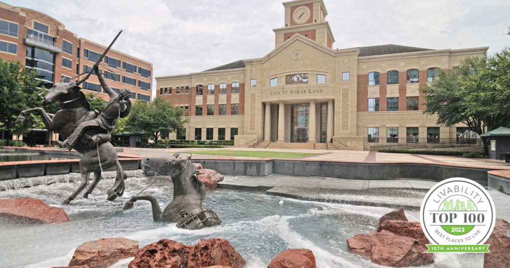 Sugar Land, TX is a Top 100 Best Places to Live in 2023