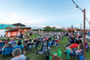 There are plenty of things to do in Jackson, TN, including listening to live music outdoors at The AMP at Jackson Walk.