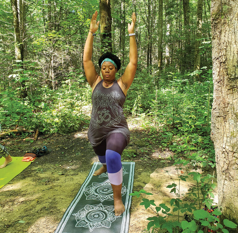 Namaste in Nature Yoga Hiking Tour in Asheville, NC