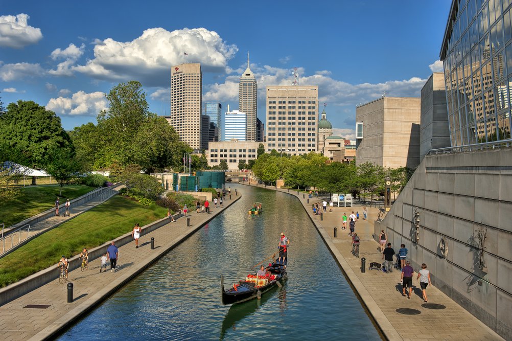 Riverwalk in Indianapolis, Indiana