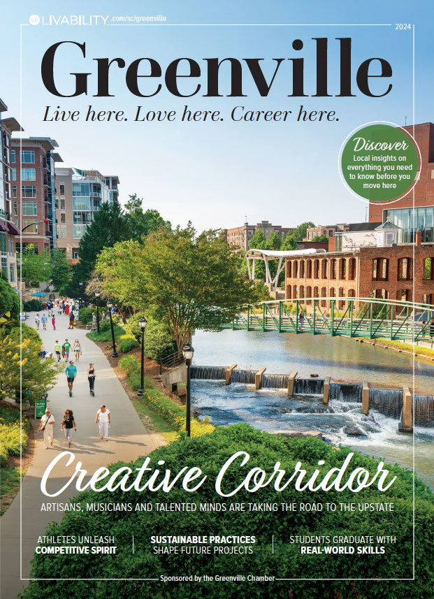 2024 Livability Greenville SC magazine cover