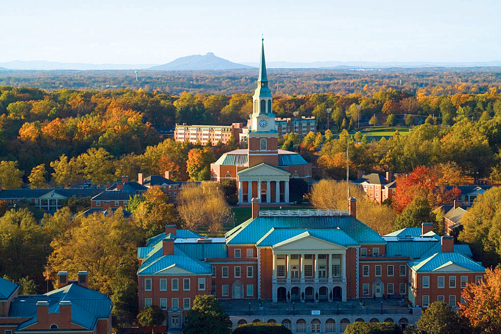 Wake Forest University in Winston-Salem, North Carolina