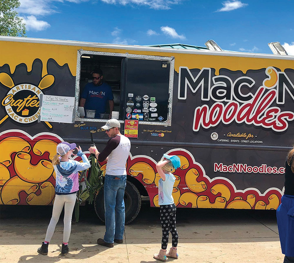 David Sevcik, owns two Mac ’N Noodles plus five other trucks with concepts ranging from burgers to tacos.