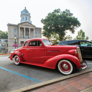A 1937 Chevy in downtown Ripley, WV