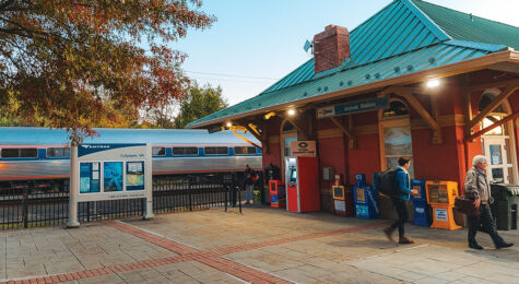 Amtrak at Culpeper Station in Central Virginia